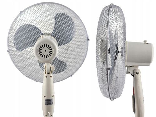 WENTYLATOR WIATRAK STOJĄCY PODŁOGOWY BIAŁY DUŻY na Arena.pl