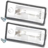 LAMPKA OŚWIETLENIA TABLICY REJESTRACYJNEJ AUDI A3 8P A4 B6 B7 A5 A6 C6 2SZT