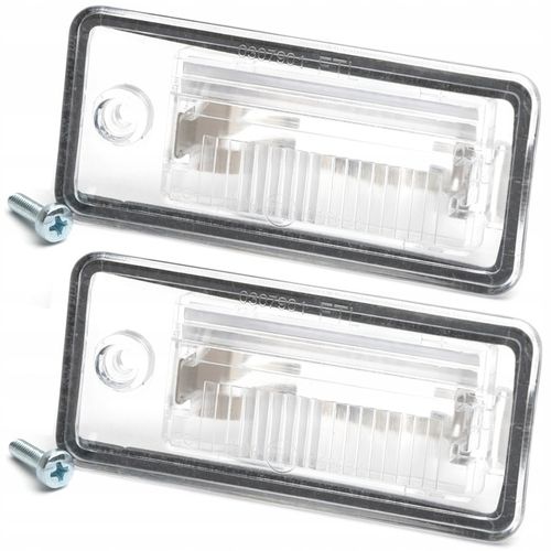 LAMPKA OŚWIETLENIA TABLICY REJESTRACYJNEJ AUDI A3 8P A4 B6 B7 A5 A6 C6 2SZT na Arena.pl