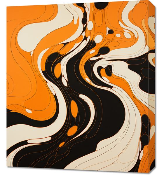 Obraz 60x70cm Tańczący Atrament zdjęcie 1