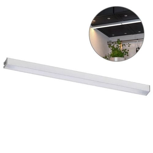 Listwa taśma oświetleniowa blatu kuchennego szafek Ściemniana 30 cm MITTLED srebrny na Arena.pl