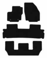 Dywaniki welurowe BASIC Ford Galaxy MK2 7-os. 2006-2011 czarne
