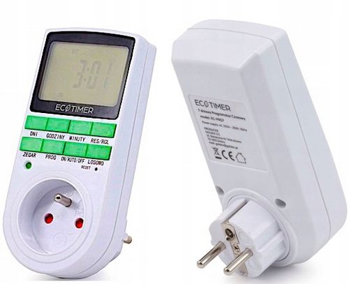 PROGRAMATOR CZASOWY WŁĄCZNIK WYŁĄCZNIK TIMER CYFROWY LCD - Polskie Menu na Arena.pl