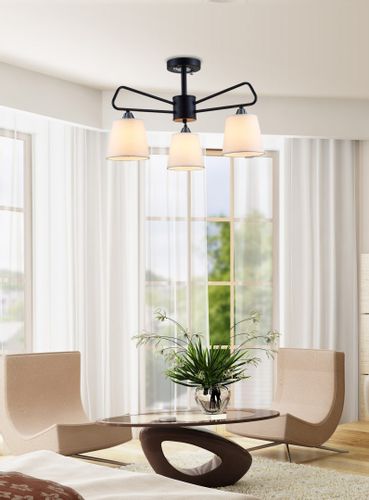 Morley żyrandol 3x60W E14 czarny na Arena.pl