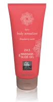 hot shiatsu żel do masażu i smarowania truskawka 200ml