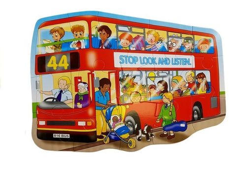 Zestaw Puzzle 15 Elementów Autobus na Arena.pl
