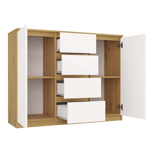 Komoda Malwa 2D4S 120 DĄB ARTISAN BIEL na Arena.pl