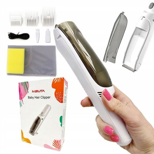 MASZYNKA DO STRZYŻENIA GOLENIA WŁOSÓW WCIĄGAJĄCA WŁOSY DLA DZIECI na Arena.pl