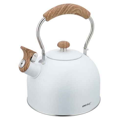 czajnik 2,5l z gwizdkiem kinghoff kh-1860 biały na Arena.pl