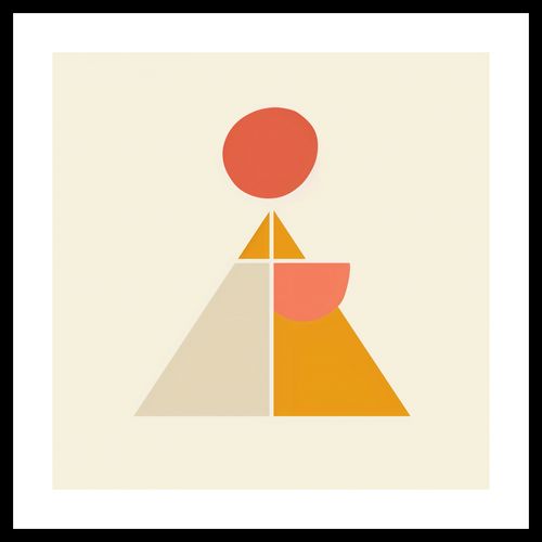 Plakat 50x50cm Piramida Równowagi na Arena.pl