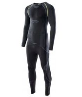 Bielizna Termoaktywna Brugi Męska Komplet Czarny Spodnie Bluza