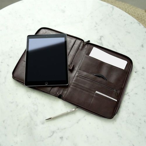 Etui na dokumenty i telefon Stackers brązowe na Arena.pl