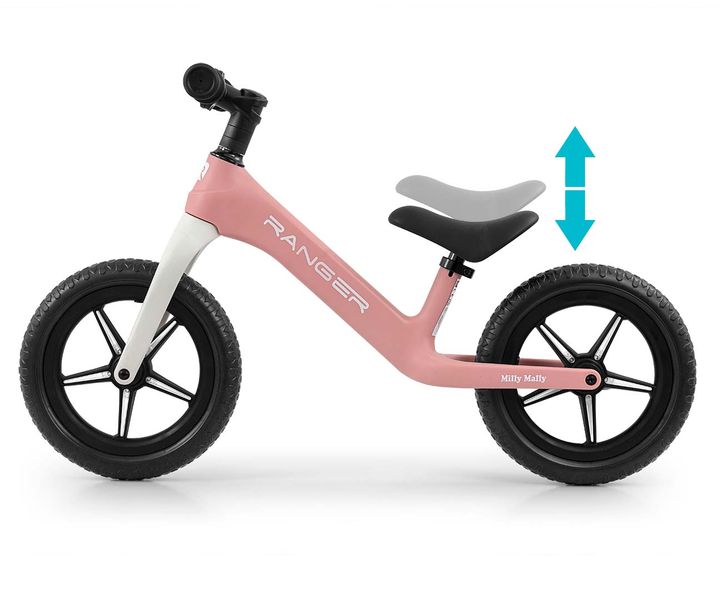 MILLY MALLY 5706 Rowerek biegowy RANGER flash pink zdjęcie 4