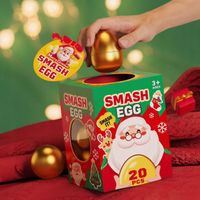 SMASH EGG Kreatywne śliczne śmieszne mini świąteczne jajka niespodzianki R4