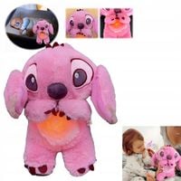 MIŚ ODDYCHAJĄCY MASKOTKA LILO STITCH PLUSZAK USPOKAJAJĄCY różowy