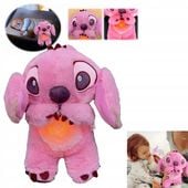 MIŚ ODDYCHAJĄCY MASKOTKA LILO STITCH PLUSZAK USPOKAJAJĄCY różowy