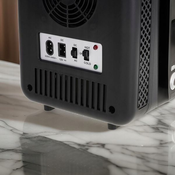 Mała lodówka turystyczna 4L samochodowa AC 12V DC 230V, chłodzenie grzanie zdjęcie 9