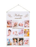 Prezent na Dzień Babci i Dziadka ramka na 12 zdjęć z personalizacją