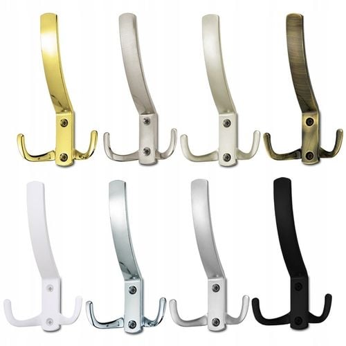 3x WIESZAK MEBLOWY HACZYK NA UBRANIA CZARNY HACZYKI MEBLOWE na Arena.pl