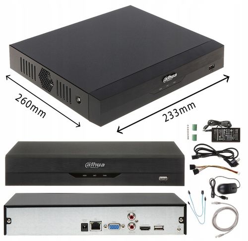 Top Zestaw monitoringu do dużego Domu IP 8 Inteligentnych Kamer Dahua 8MPx na Arena.pl