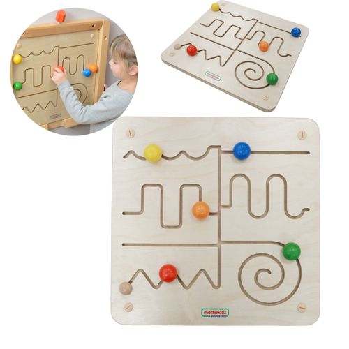 MASTERKIDZ Tablica Edukacyjna Labirynt Montessori na Arena.pl
