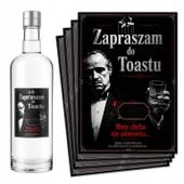 Naklejki na butelki Wódkę urodzinową na urodziny 18 20 30 40 50 60 70 -8szt