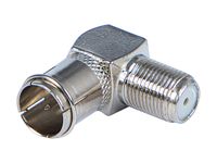 Wtyk SAT F /szybka Fka/ na kabel kątowa