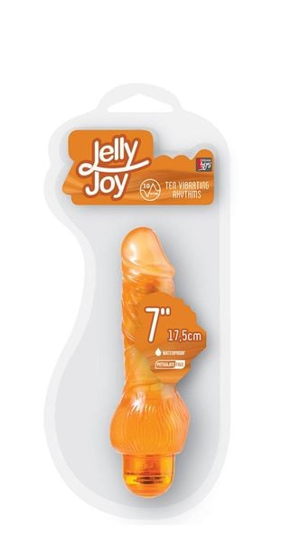 JELLY JOY Wibrator penis 17,5 cm zdjęcie 1