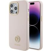Guess GUHCP15XM4DGPP iPhone 15 Pro Max 6.7" różowy/pink hardcase Silicone