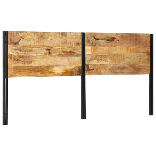 Zagłówek 200 cm lite drewno mango i żelazo na Arena.pl