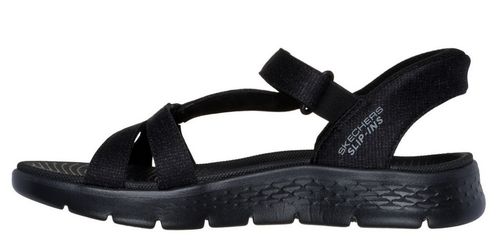 Buty sandały damskie Skechers Slip-ins GO WALK Flex Sandal - Illuminate (141481-BBK) 41 na Arena.pl