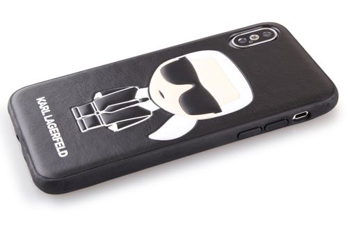 KARL LAGERFELD HARDCASE - iPhone XS - BLACK na Arena.pl