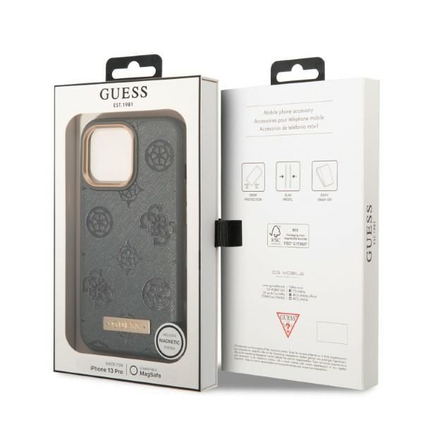 Etui Guess do iPhone 13 Pro Max, Szary, MagSafe zdjęcie 8