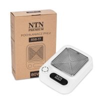 Pochłaniacz pyłu 80W kasetowy NTN Premium biały white 858-17
