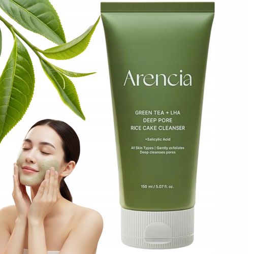 Żel Oczyszczający do mycia twarzy Koreański Arencia green tea LHA 150ml na Arena.pl