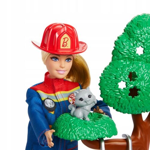 Barbie Kariera. Lalka Strażak Mattel na Arena.pl