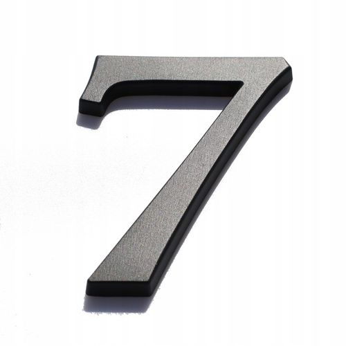 numer domu. numer na dom. cyfry na dom. tablica na dom. 3D premium grafit 7 na Arena.pl