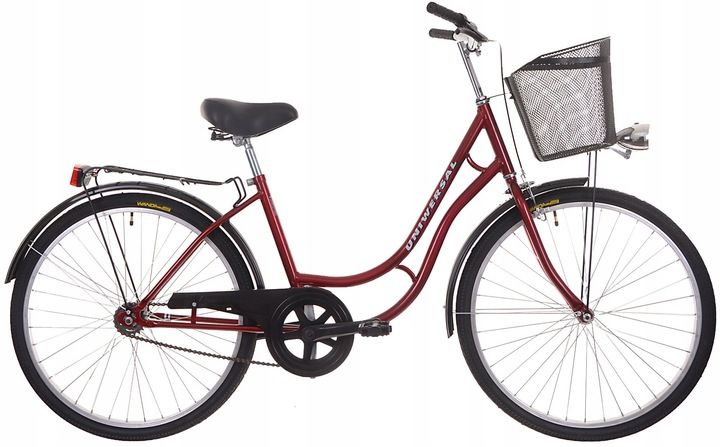ROWER MIEJSKI 28 DAMSKI MĘSKI RETRO +KOSZ zdjęcie 1
