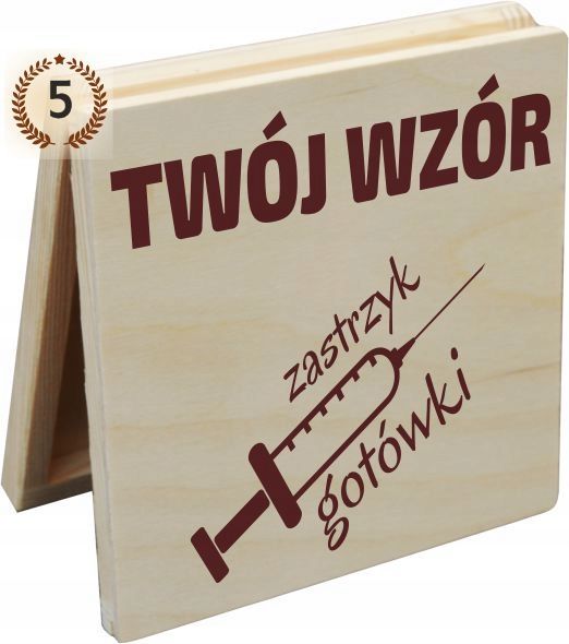 Pudełko na pieniądze Zastrzyk GOTÓWKI Prezent na Arena.pl
