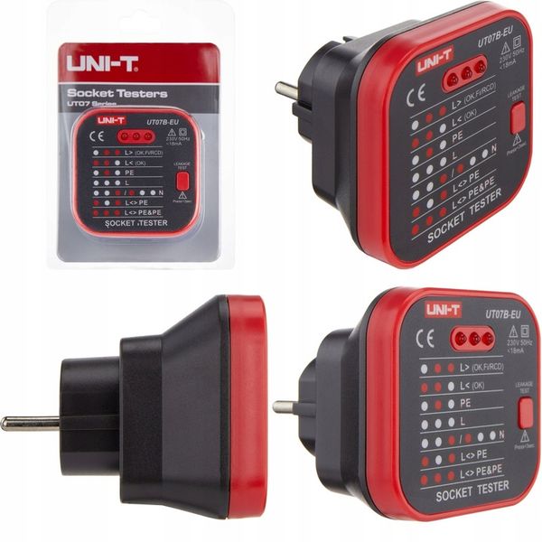 Wskaźnik sieci 230 V AC Uni-T UT07B-EU zdjęcie 4