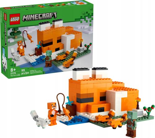 21178 - lego minecraft - siedlisko lisów na Arena.pl