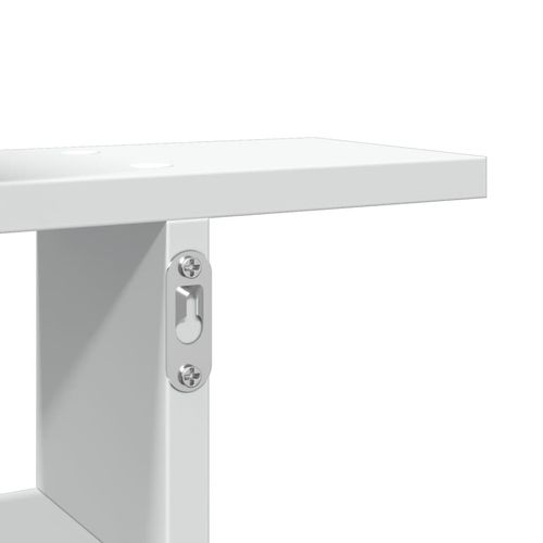 Półki ścienne, 2 szt., białe, 50x12x50 cm na Arena.pl