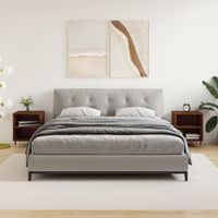 Szafki nocne, 2 szt., brązowy dąb, 40x30x50 cm