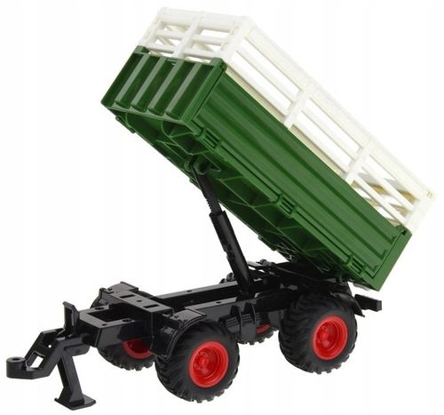 TRAKTOR ZDALNIE STEROWANY Z PRZYCZEPĄ 4W1 AKCESORIA ZESTAWS na Arena.pl