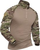 Bluza Taktyczna Męska Wojskowa Flecktarn CP z Kieszeniami Rozmiar S