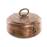 Pudełko na biżuterię Home ESPRIT Miedź Mosiądz 25 x 25 x 10 cm