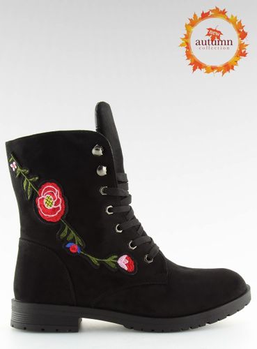 Workery z haftem czarne AB-9 BLACK - 40 na Arena.pl