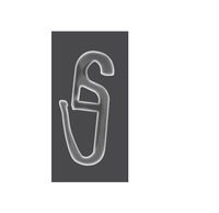 AGRAFKA AGRAFKI DO KARNISZY KOMPLET 10 SZT