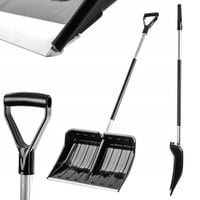 KADAX Łopata Do Śniegu Duża Szufla Mocna Do Odśnieżana Trzonek Aluminiowy