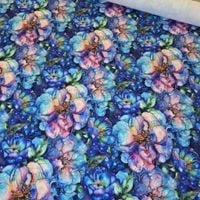 Kwiat Oceanu - Dresówka Pętelka 240g/m2